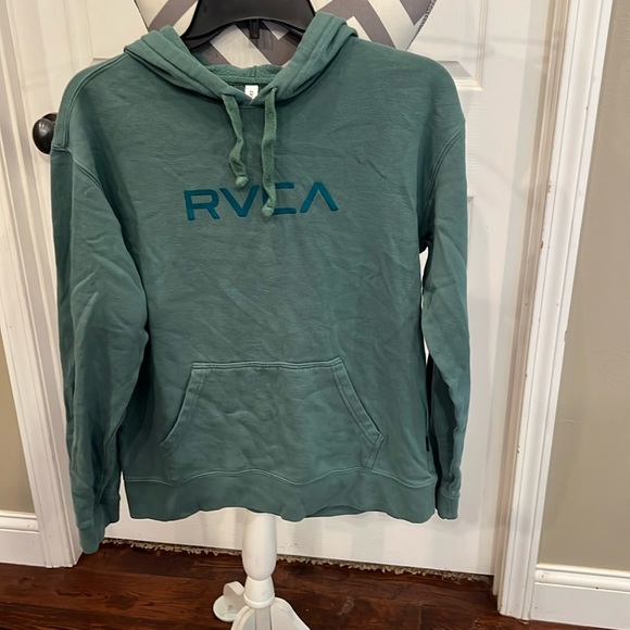 RVCA Green Hoodie, Size S - Picture 1 of 9